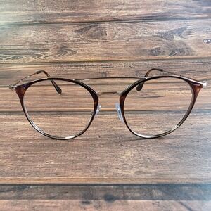 Ray-Ban RB3546 9074 Gold Havana Double Bridge Round Eyeglasses Frames 52-20-145